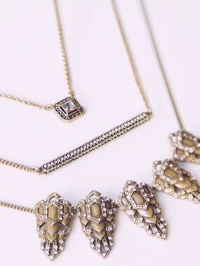 Chloe + Isabel Pave Bar Cylindrical Pendant Necklace
